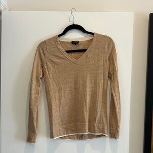 Club Monaco Beige V-Neck Sweater